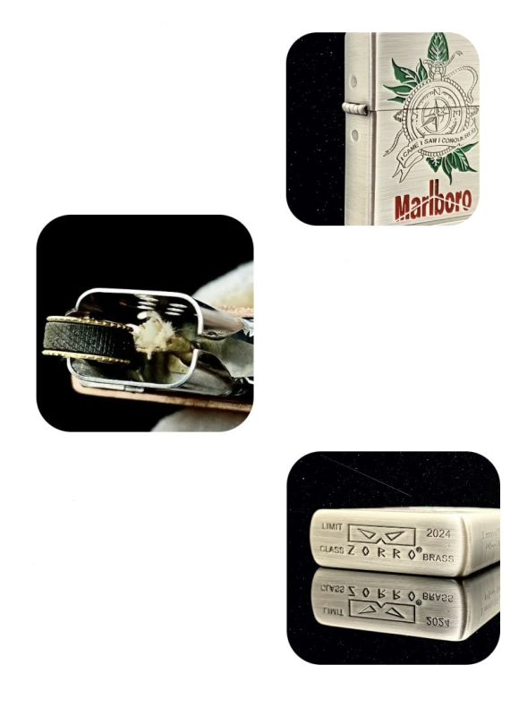 Бензинова запальничка Zorro "Marlboro - I Came, I Saw, I Conquered" Limited Edition (Колекційна серія)