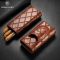Шкіряний футляр (хумідор) для 3-х сигар Cigarloong із гільйотиною — Коричневий