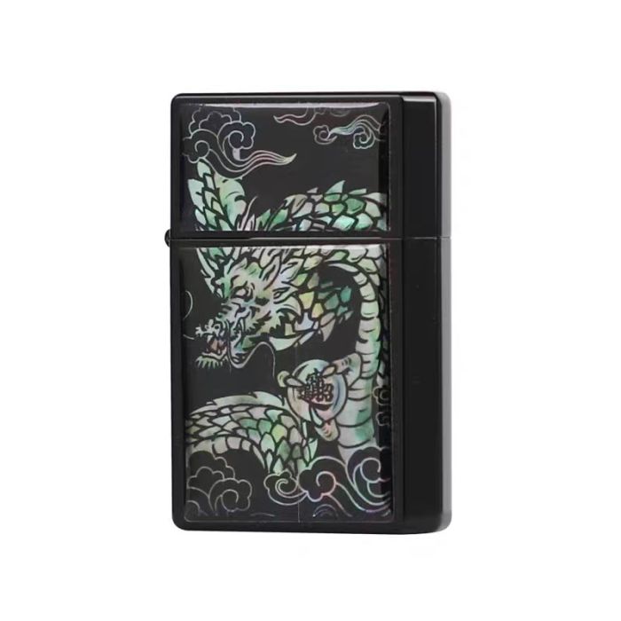 Бензинова запальничка Prince "Golden Dragon" (Made in Japan)