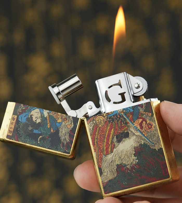 Бензинова запальничка Prince (Японія) — Серія "Самурай" (Ukiyo-e Edition)