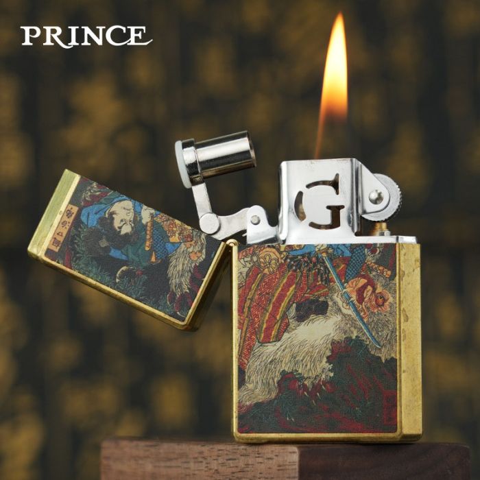 Бензинова запальничка Prince (Японія) — Серія "Самурай" (Ukiyo-e Edition)