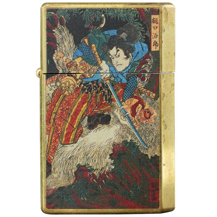 Бензинова запальничка Prince (Японія) — Серія "Самурай" (Ukiyo-e Edition)