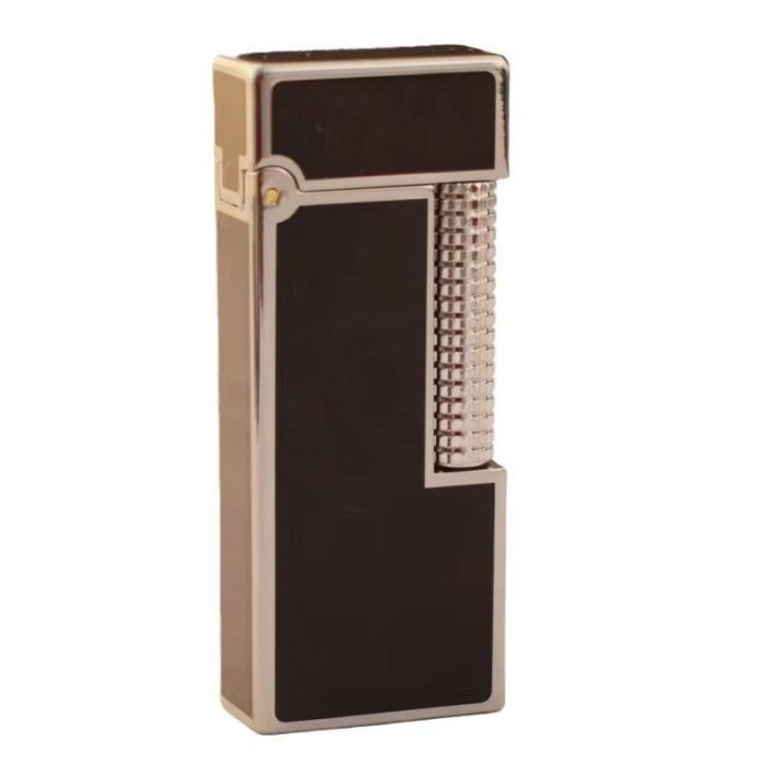 Бензинова запальничка Zorro 728 — Класика у стилі "Old Money" сріблясто-чорна