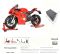 Інтерактивний колекційний мотоцикл Ducati Panigale V4 S (1:6) колір червоний з ефектом диму, світлом і звуком