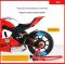 Інтерактивний колекційний мотоцикл Ducati Panigale V4 S (1:6) колір червоний з ефектом диму, світлом і звуком