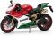 Колекційна масштабна модель спортивного мотоцикла(дизайн за мотивами Ducati Panigale1299)масш.1:9 з ефектом диму та підсвічуванням