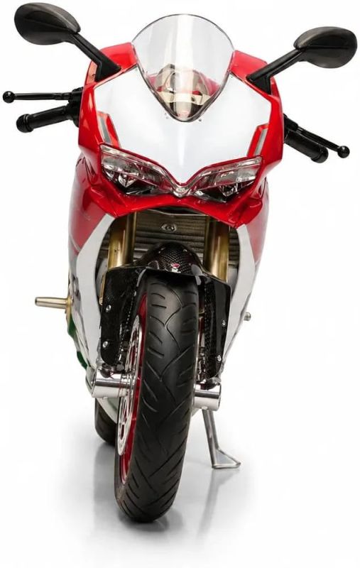 Колекційна масштабна модель спортивного мотоцикла(дизайн за мотивами Ducati Panigale1299)масш.1:9 з ефектом диму та підсвічуванням