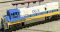Залізниця Fenfa GP40 & Steam Train (9.4 м, 9 одиниць транспорту, станція) + Комплект живлення (4 акумулятори + зарядка)