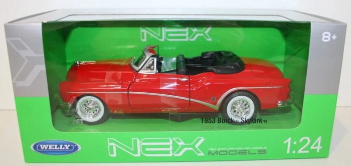 Колекційна модель автомобіля Welly NEX 1953 Buick (Б'юїк)Skylark (1:24, червоний)