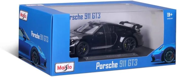 Професійна масштабна модель автомобіля Porsche 911 GT3 (1:18) від Maisto
