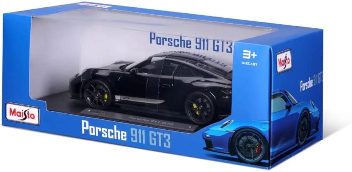 Професійна масштабна модель автомобіля Porsche 911 GT3 (1:18) від Maisto