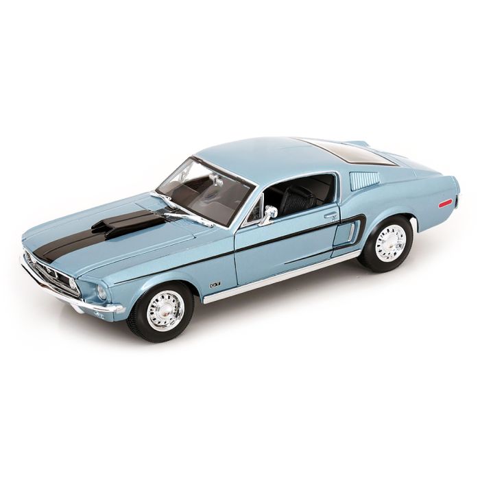 Легенда американського автопрому: Колекційна модель 1968 Ford Mustang GT Cobra Jet (1:18) від Maisto