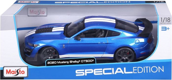 Масштабна модель 2020 Ford Mustang Shelby GT500 (Carbon Fiber Track Pack) — Maisto Special Edition 1:18