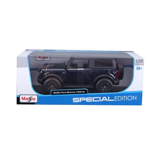 Колекційна автомобільна модель 2021 Ford Bronco Wildtrak (Maisto, масштаб 1:18)