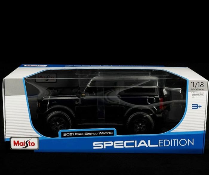 Колекційна автомобільна модель 2021 Ford Bronco Wildtrak (Maisto, масштаб 1:18)