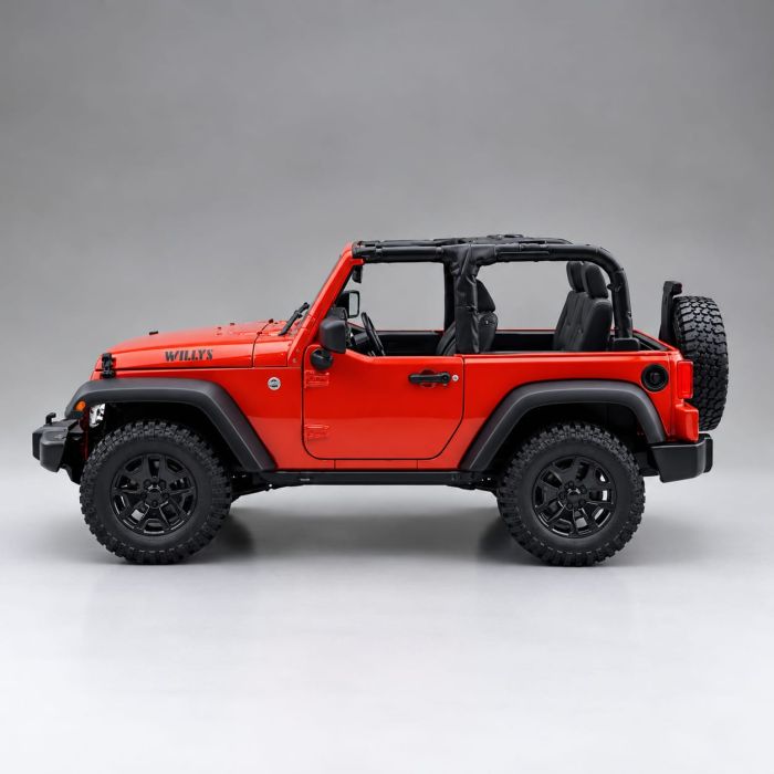Коллекційна модель 2014 Jeep Wrangler Willys (Масштаб 1:18) від Maisto