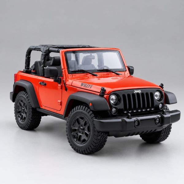 Коллекційна модель 2014 Jeep Wrangler Willys (Масштаб 1:18) від Maisto