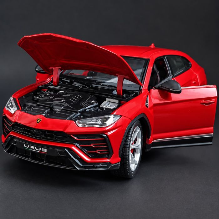 Колекційна модель Lamborghini Urus від Welly (масштаб 1:24) — Червоне втілення швидкості та розкоші