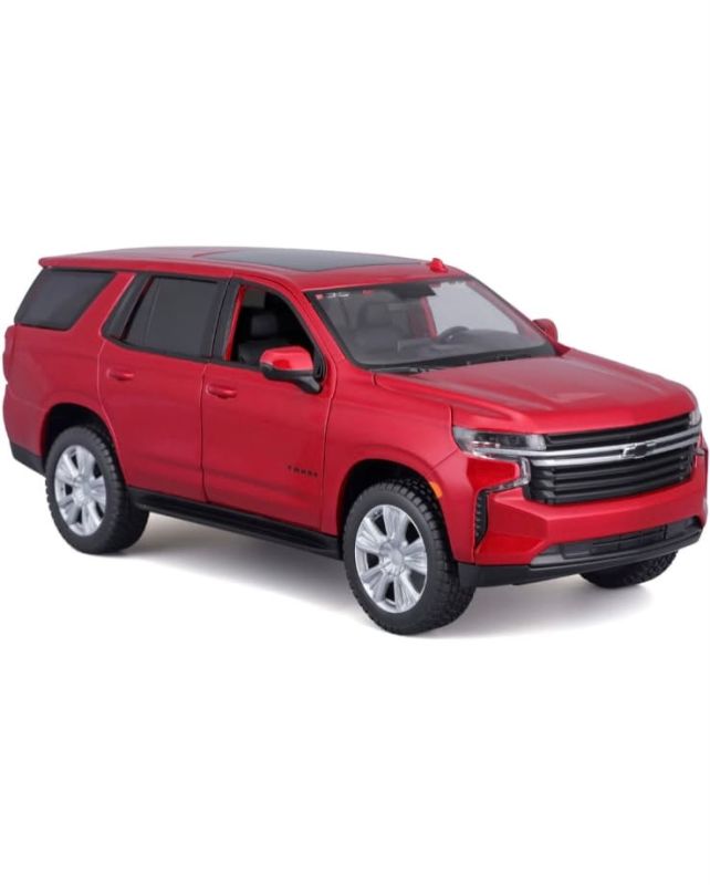 Колекційна автомодель 2021 Chevrolet Tahoe RST (Maisto, масштаб 1:26) — червоний металік