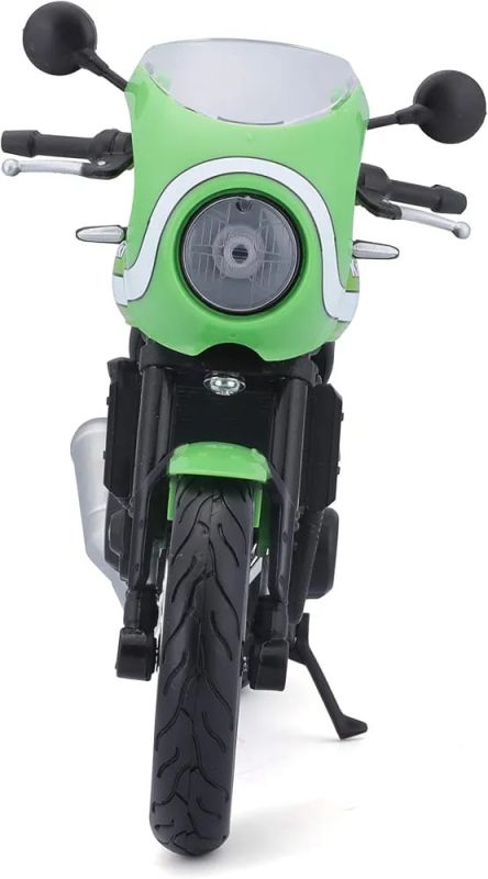 Модель мотоцикла Kawasaki Z900RS Cafe (масштаб 1:12) від Maisto (Зелений із чорним та сріблястими елементами)