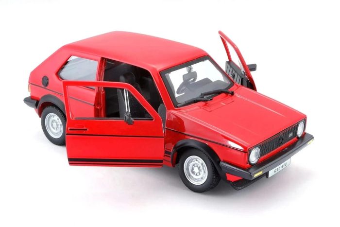 Колекційна модель автомобіля Volkswagen Golf Mk1 GTI (1979) — Масштаб 1:27 (Bburago)