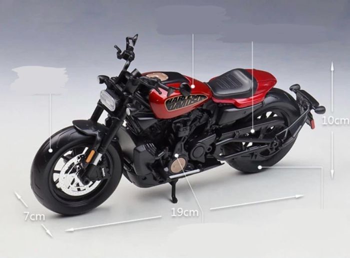 Колекційна модель мотоцикла Harley-Davidson 2024 Sportster S (Maisto, масштаб 1:12)