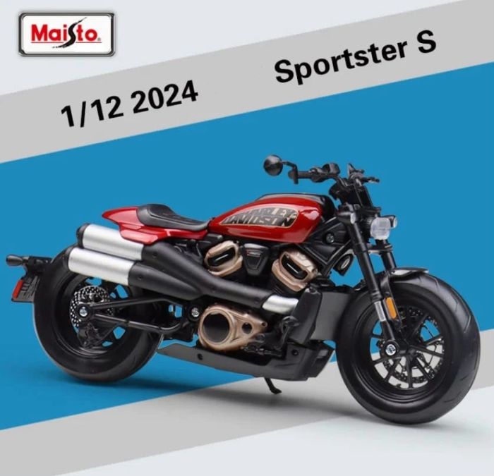 Колекційна модель мотоцикла Harley-Davidson 2024 Sportster S (Maisto, масштаб 1:12)