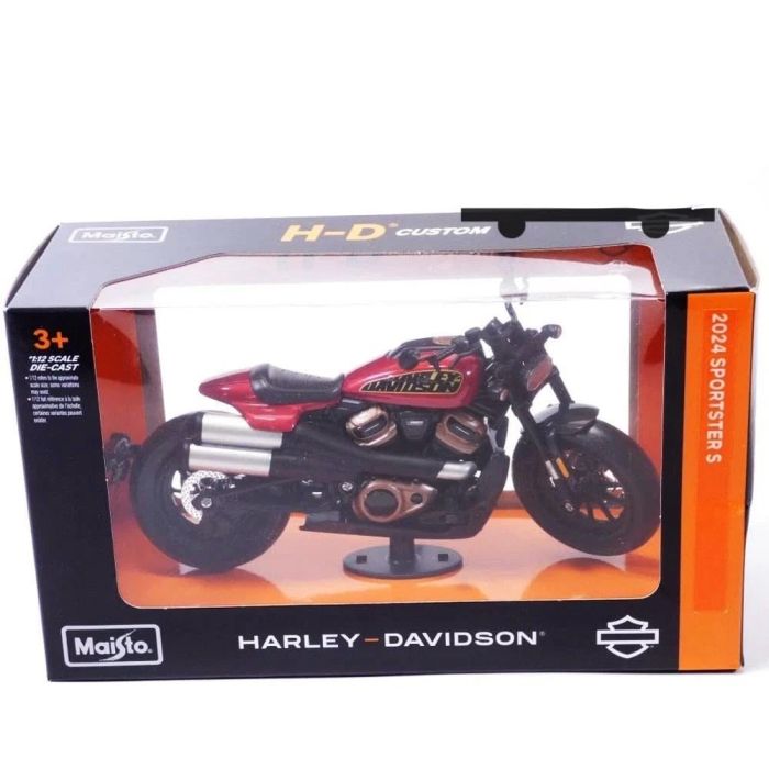 Колекційна модель мотоцикла Harley-Davidson 2024 Sportster S (Maisto, масштаб 1:12)