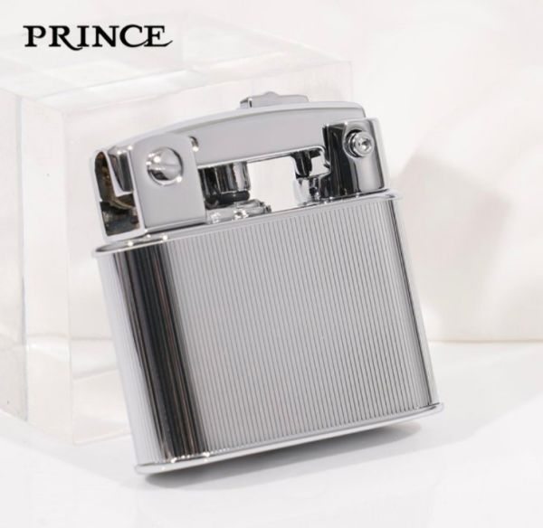 Бензинова запальничка Prince "Silver Rib" (Срібне Ребро)