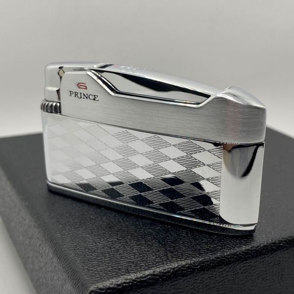 Газова запальничка "Prince Silver Grid" (Принц Срібна Сітка)