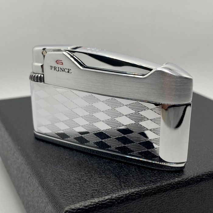Газова запальничка Prince micro 88e "Silver Grid" (Срібна Сітка)