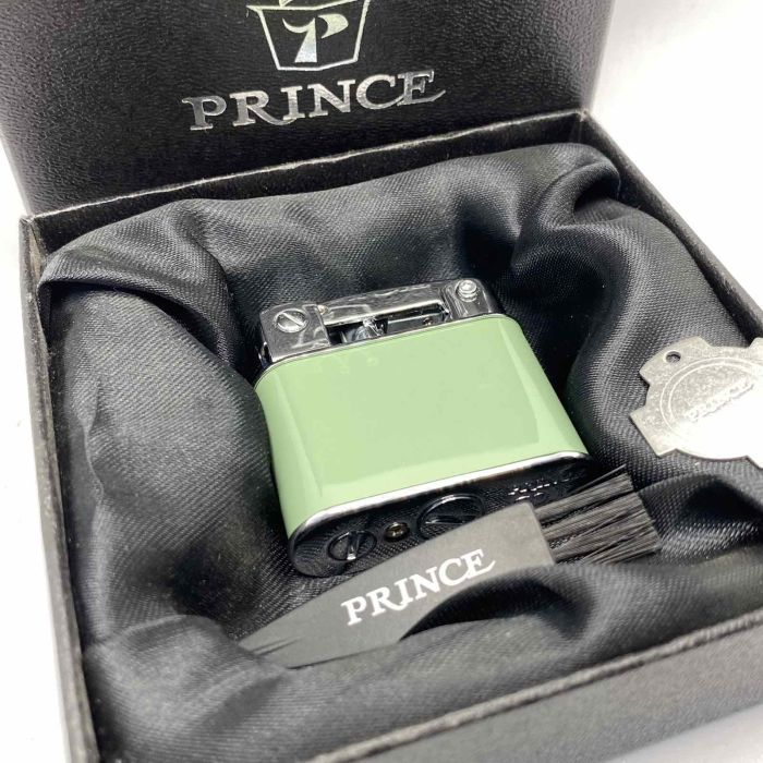 Бензинова запальничка Prince "Оливковий Хром" (Olive Chrome)