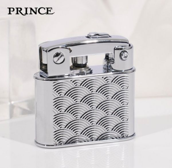 Бензинова запальничка Prince Хромовий Приплив