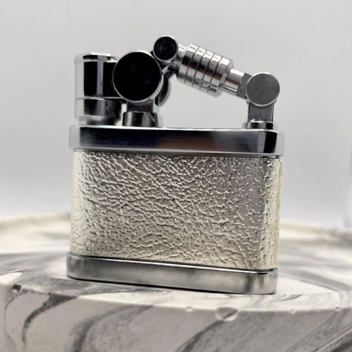 Бензинова запальничка Prince "Silver Texture" (Срібна Текстура)