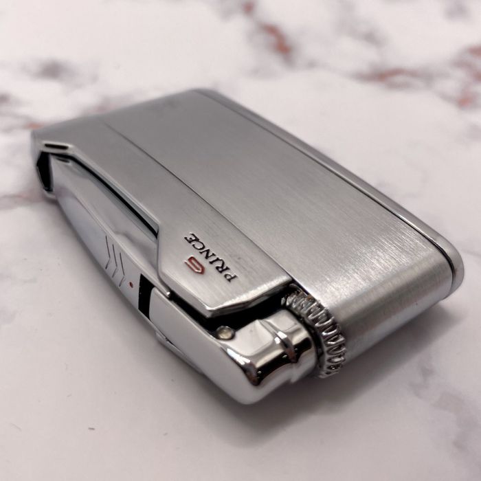 Газова запальничка Prince Brushed Silver (Принц Матовий Срібний)