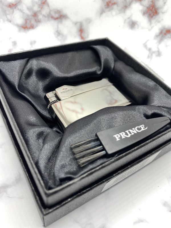 Газова запальничка Prince "Срібний Дзеркало" (Silver Mirror)