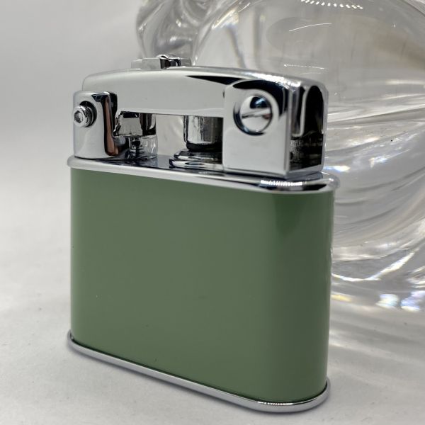 Бензинова запальничка Prince "Оливковий Хром" (Olive Chrome)