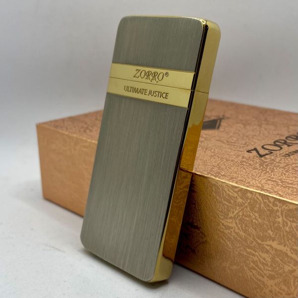 Бензинова запальничка ZORRO "Золотий Граніт" (Gold Granite)