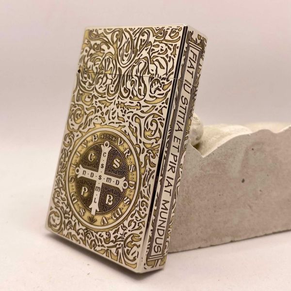 Бензинова Запальничка ZORRO Оздоблене Світло