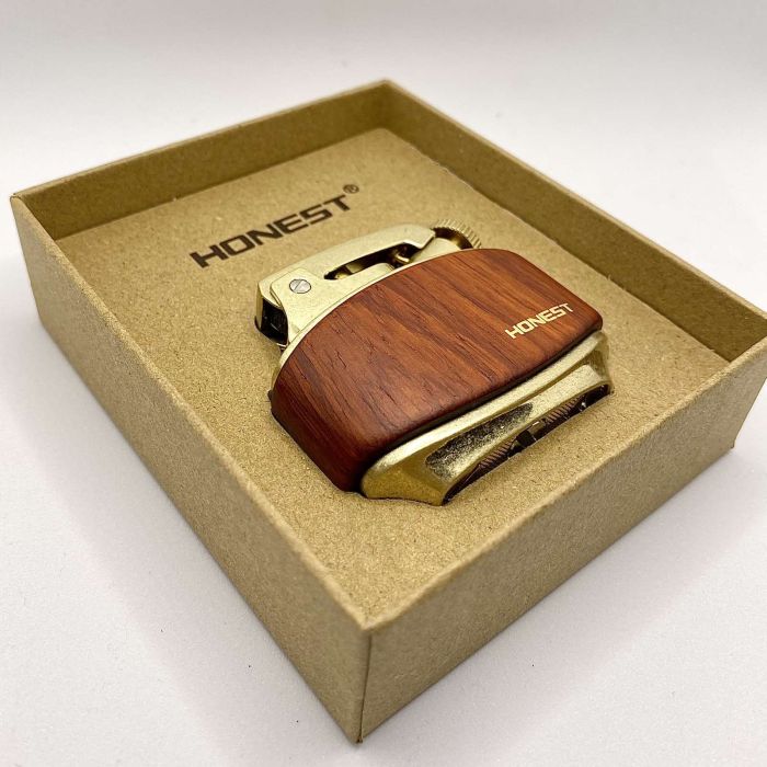 Бензинова Запальничка HONEST Червоне дерево