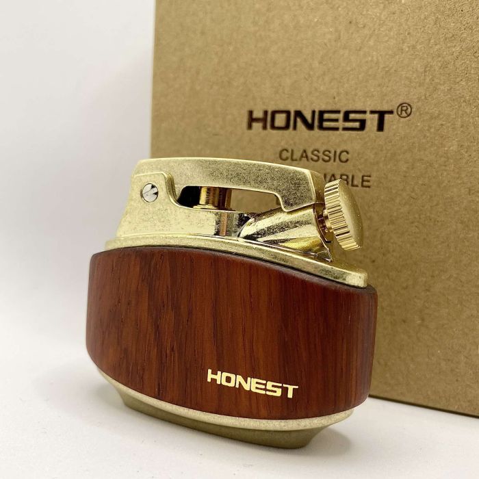 Бензинова Запальничка HONEST Червоне дерево