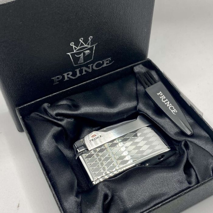 Газова запальничка Prince micro 88e "Silver Grid" (Срібна Сітка)