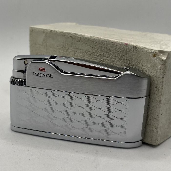 Газова запальничка Prince micro 88e "Silver Grid" (Срібна Сітка)
