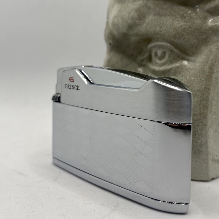 Газова запальничка Prince micro 88e "Silver Grid" (Срібна Сітка)