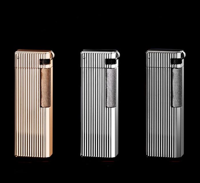 Газова  Запальничка з вертикальним рифленням (смугами)