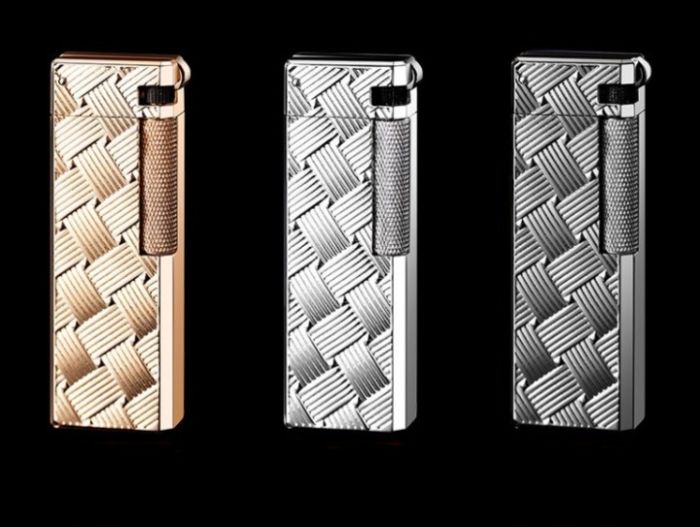 Елегантна Газова Кремнієва Запальничка  Золоте Плетіння