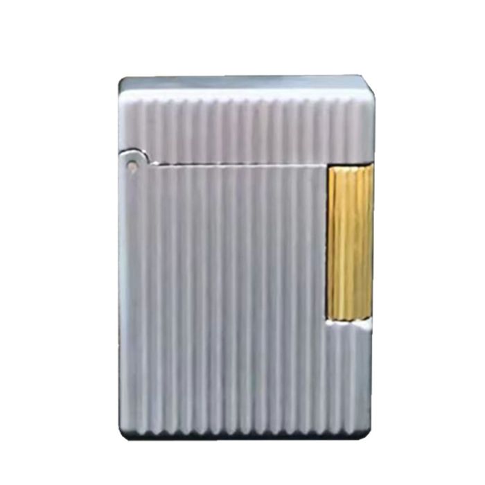 Елегантна Бензинова Запальничка Star матова срібляста