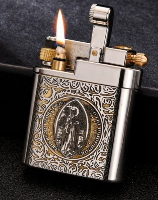 Бензинова Запальничка Chief з Хрестом Святого Бенедикта