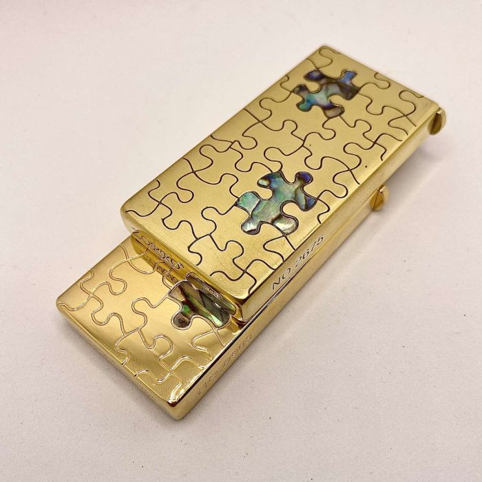 Бензинова запальничка Zorro Puzzle Gold (Золотий Пазл)