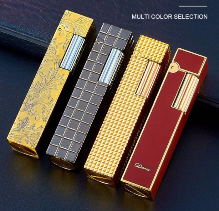Бензинова запальничка Derui  Модель  Елегантний Квадрат